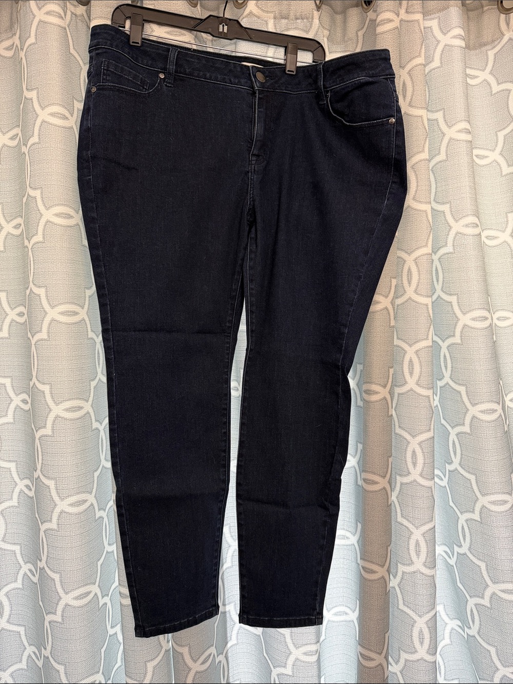 Lane Bryant Dark Blue Skinny Jeans